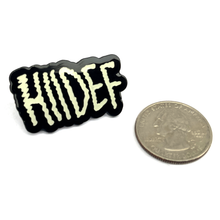 Load image into Gallery viewer, Glow In The Dark Electric Logo Enamel Pin
