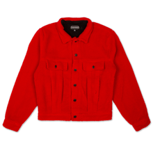 Load image into Gallery viewer, Sherpa Trucker Jacket (Red Edition)
