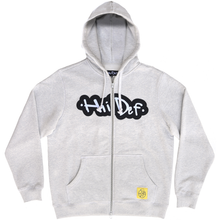 Load image into Gallery viewer, Appliqué Logo Dual-Zip Hooded Sweatshirt
