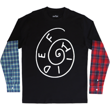 Load image into Gallery viewer, Dual Flannel Custom Cut Long-Sleeve Spiral Shirt
