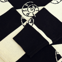 Load image into Gallery viewer, Black &amp; Bone Spiral Logo Striped Sweater
