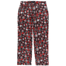 Load image into Gallery viewer, Black Multi-Logo Print Relaxed Fit Jeans
