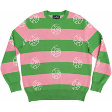 Load image into Gallery viewer, Spiral Logo Striped Sweater
