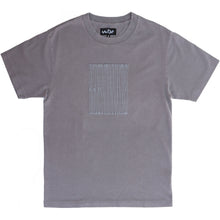 Load image into Gallery viewer, Black to Bone Barcode Puff Print Heat Sensitive T-Shirt

