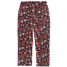 Load image into Gallery viewer, Black Multi-Logo Print Relaxed Fit Jeans
