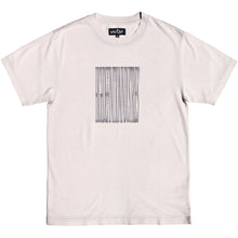 Load image into Gallery viewer, Black to Bone Barcode Puff Print Heat Sensitive T-Shirt
