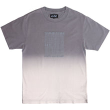 Load image into Gallery viewer, Black to Bone Barcode Puff Print Heat Sensitive T-Shirt
