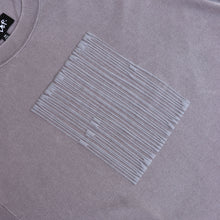 Load image into Gallery viewer, Black to Bone Barcode Puff Print Heat Sensitive T-Shirt
