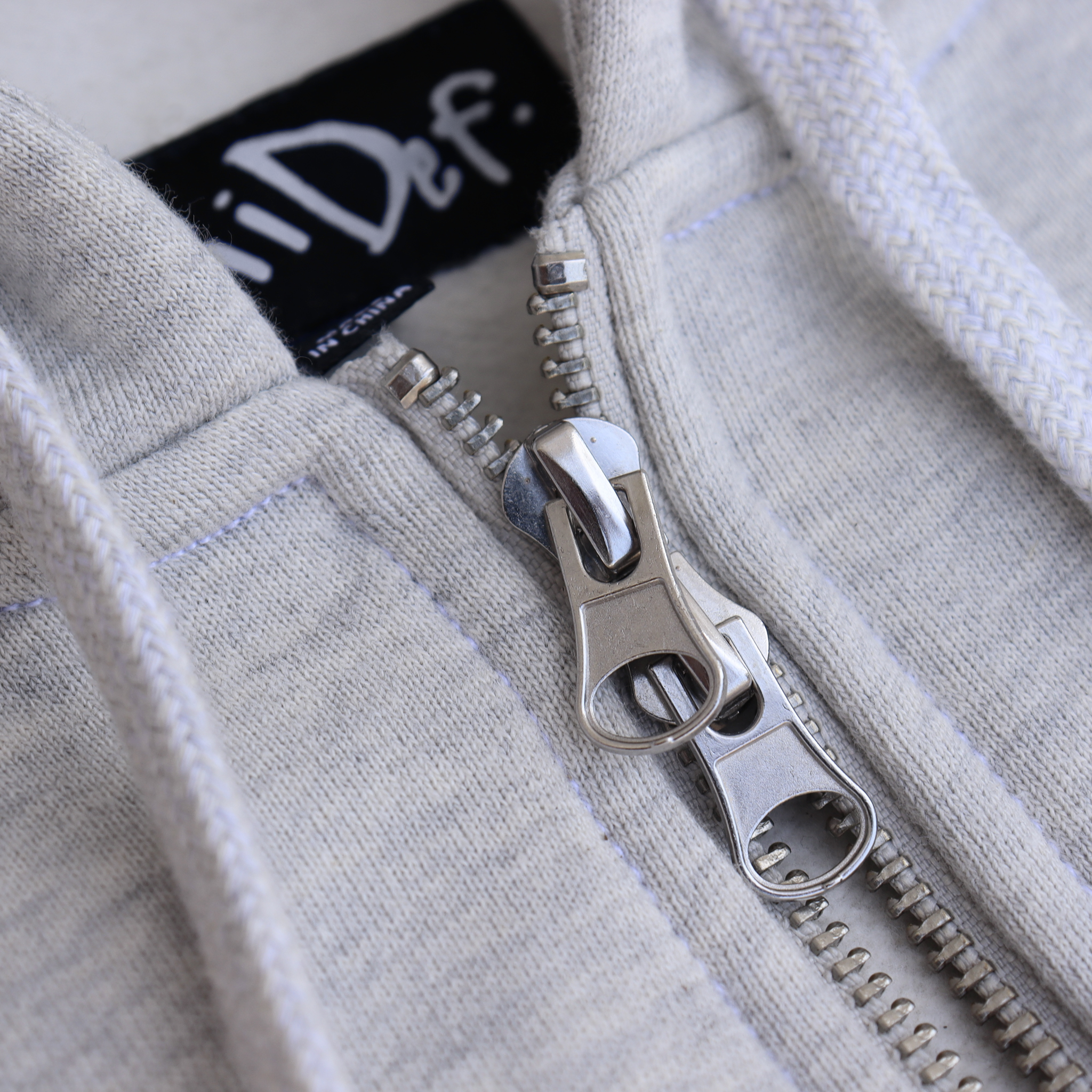 f*.様 philme damage zipper hoodie black full zip hoodie – damage