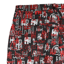 Load image into Gallery viewer, Black Multi-Logo Print Relaxed Fit Jeans
