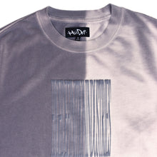 Load image into Gallery viewer, Black to Bone Barcode Puff Print Heat Sensitive T-Shirt
