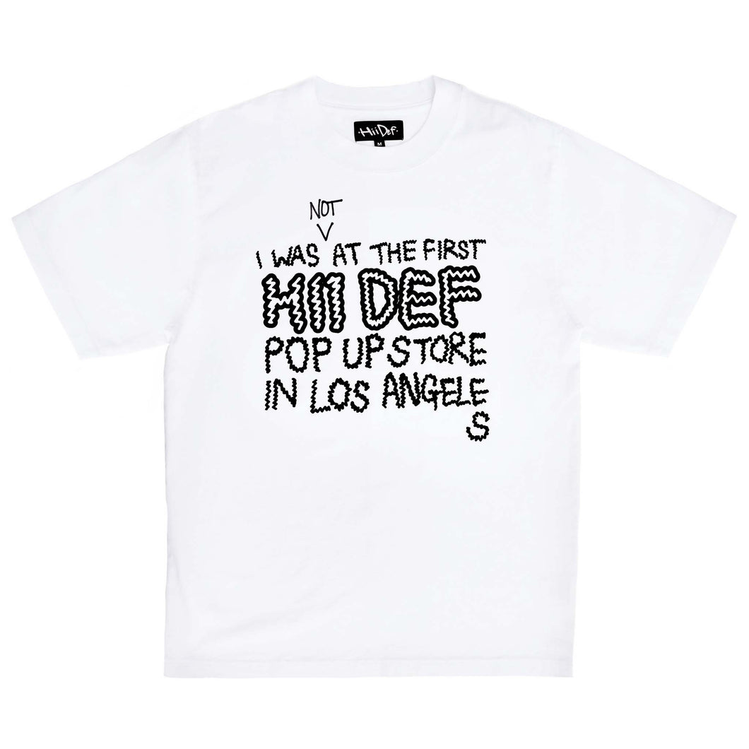 White Hii Def Store Souvenir T-Shirt