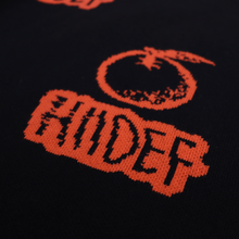 Load image into Gallery viewer, Black/Red Orange Frost Logo Sweater
