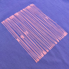 Load image into Gallery viewer, Purple Barcode Puff Print T-Shirt
