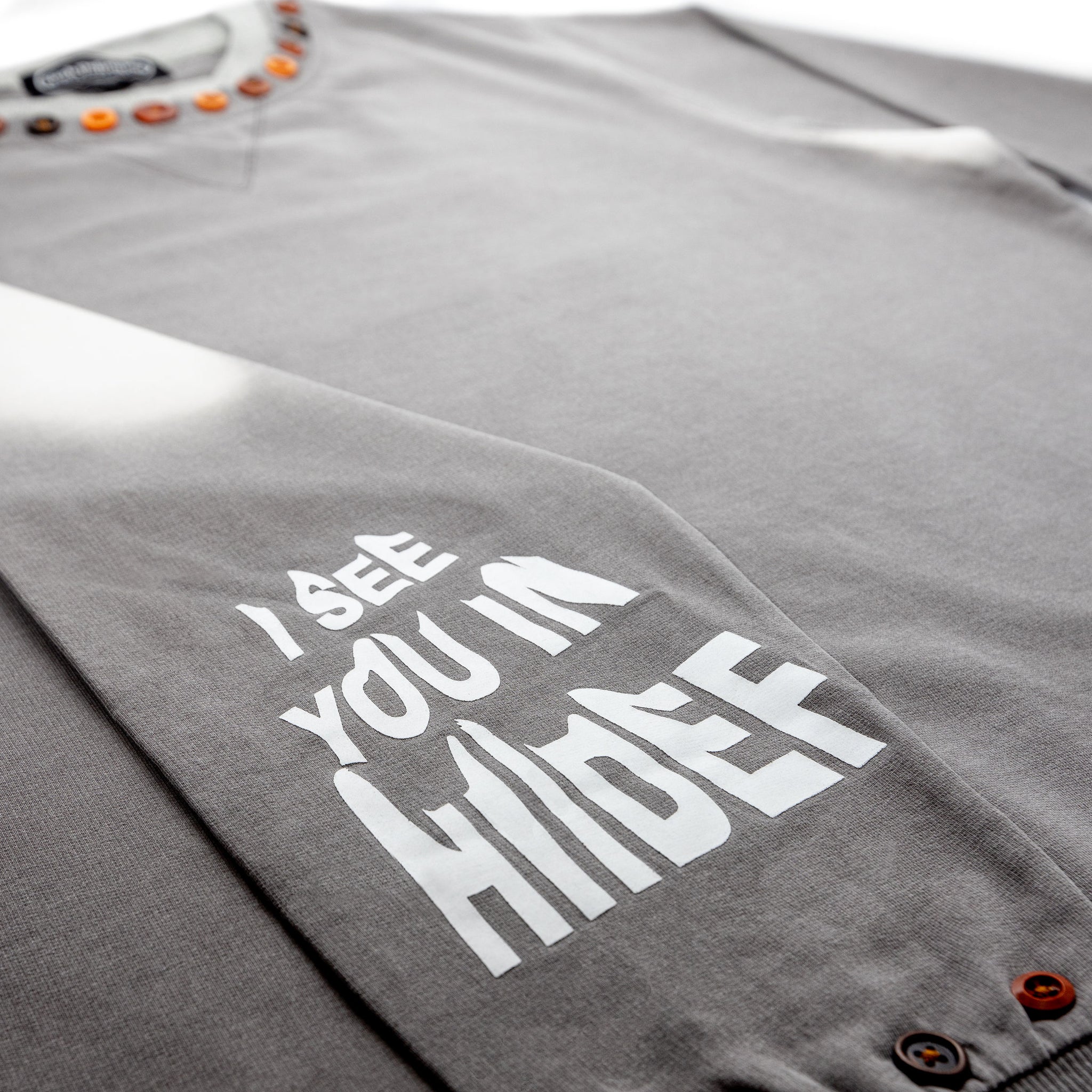 ★MAINBOOTH★Sunny Side Raglan T-shirt(CLOUD GRAY)★正規品 MAINBOOTH OFFICIAL